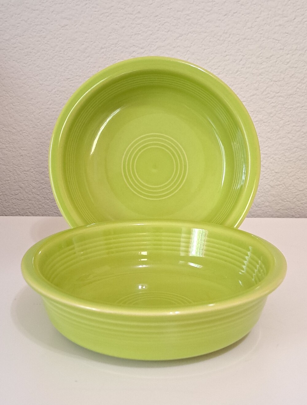 Fiestaware Coupe Soup Bowls Lemongrass (2)